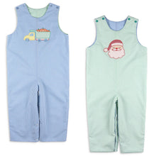 Load image into Gallery viewer, Boys Reversible Longall - Pumpkin Truck / Santa