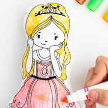 Load image into Gallery viewer, Princess Reusable Coloring Doll for Kids