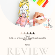 Load image into Gallery viewer, Princess Reusable Coloring Doll for Kids