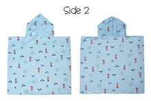 Load image into Gallery viewer, Kids UPF50+ Cover-Up - Shark/Nautical