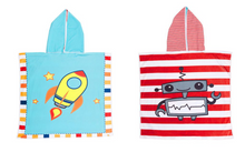 Load image into Gallery viewer, Kids UPF50+ Reversible Cover-Up - Robot/Rocket