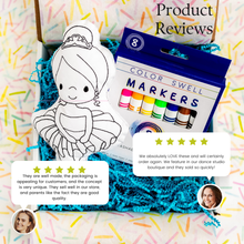 Load image into Gallery viewer, Ballerina Doodle Coloring Activity Doll