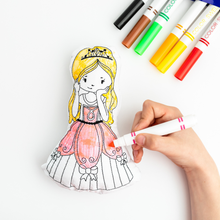Load image into Gallery viewer, Princess Reusable Coloring Doll for Kids