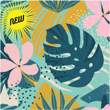 Load image into Gallery viewer, Tropical Dreams Kids Hooded UPF 50+ Sunscreen Towel