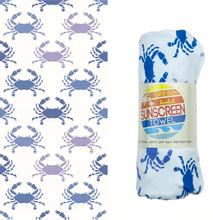 Load image into Gallery viewer, Kids Hooded UPF 50+ Sunscreen Towel