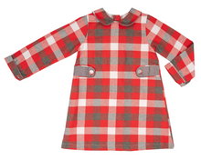 Load image into Gallery viewer, Annie Red Grey Dress