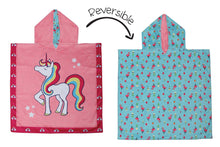 Load image into Gallery viewer, Kids UPF50+ Cover-Up - Unicorn/Tropical