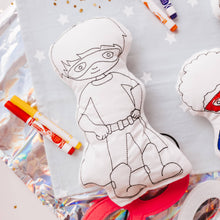 Load image into Gallery viewer, Boy Superhero Color Me Doll Kit