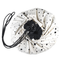 Load image into Gallery viewer, Worldmap/stars toy storage bag