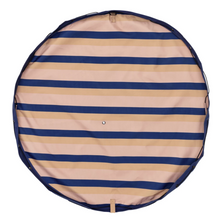 Load image into Gallery viewer, Outdoor beach storage bag mokka stripes