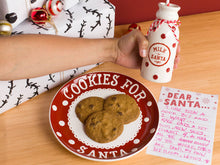 Load image into Gallery viewer, Christmas Santa&#39;s Milk &amp; Cookie Set
