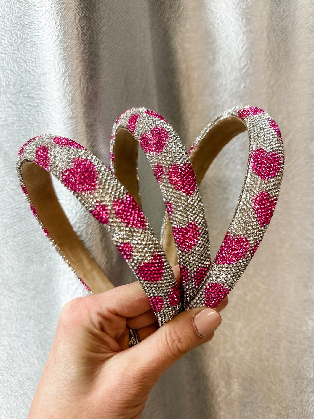 Jeweled Heart Headband