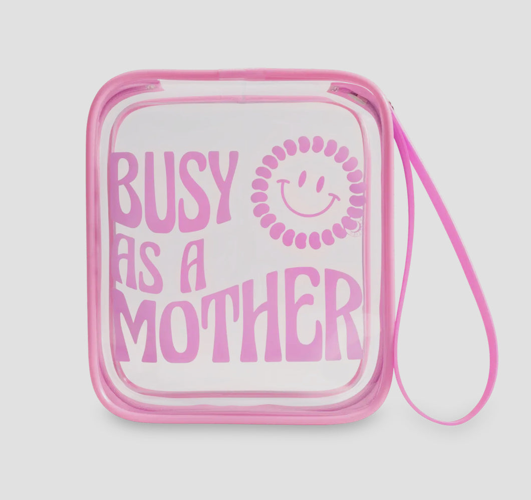 Busy as a Mother Zip Pouch