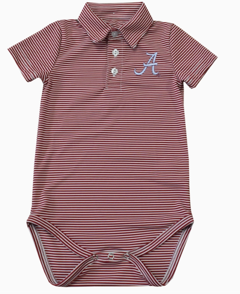 Alabama Striped Onesie (preorder)