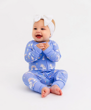 Load image into Gallery viewer, Bamboo Unicorn Zipper Romper
