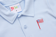 Load image into Gallery viewer, American Flag Embroidered Polo
