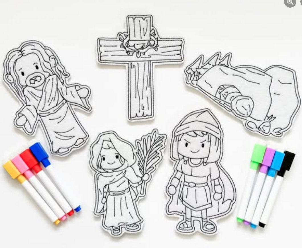 Dry Erase Color Dolls