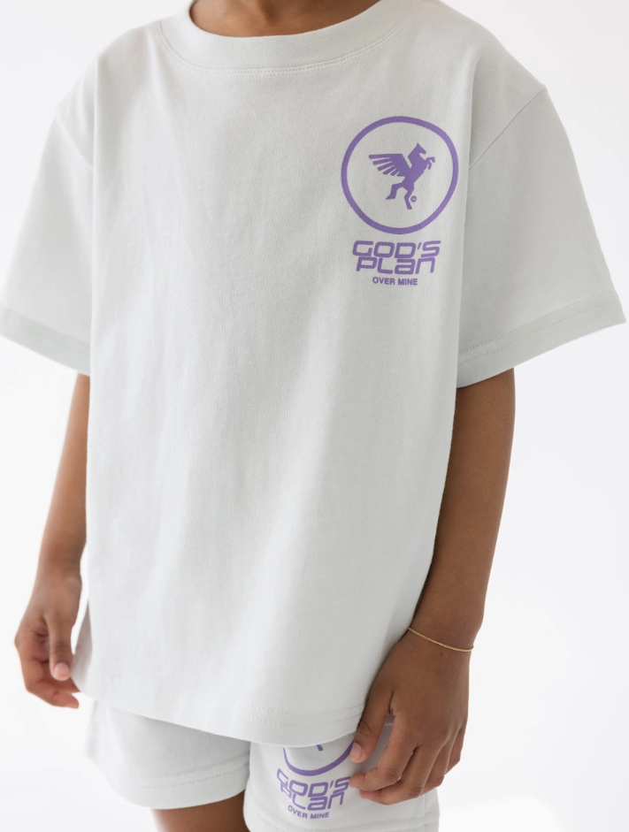 God's Plan Tee Purple