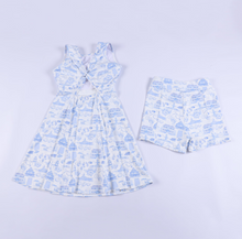 Load image into Gallery viewer, Mobile Print Women's Dress
