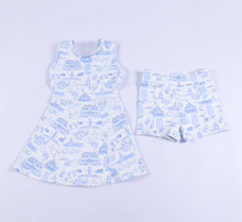 Load image into Gallery viewer, Mobile Print Twirl Dress
