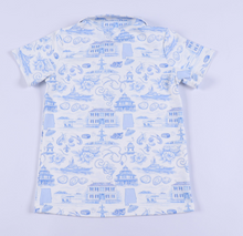 Load image into Gallery viewer, Mobile Print Boys Polo
