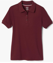Load image into Gallery viewer, Maroon French Toast Girls Picot Trim School Polo (Copy)
