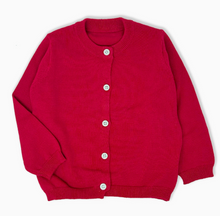 Load image into Gallery viewer, Red Sweater Cardigan
