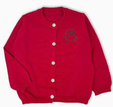 Load image into Gallery viewer, Red Sweater Cardigan
