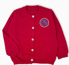 Load image into Gallery viewer, Red Sweater Cardigan
