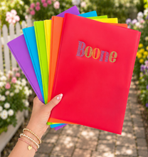 Load image into Gallery viewer, Embroidered School Folders
