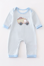 Load image into Gallery viewer, Truck Applique Romper
