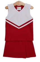 Load image into Gallery viewer, Crimson &amp; White Cheer Uniform
