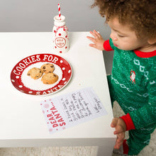 Load image into Gallery viewer, Christmas Santa&#39;s Milk &amp; Cookie Set
