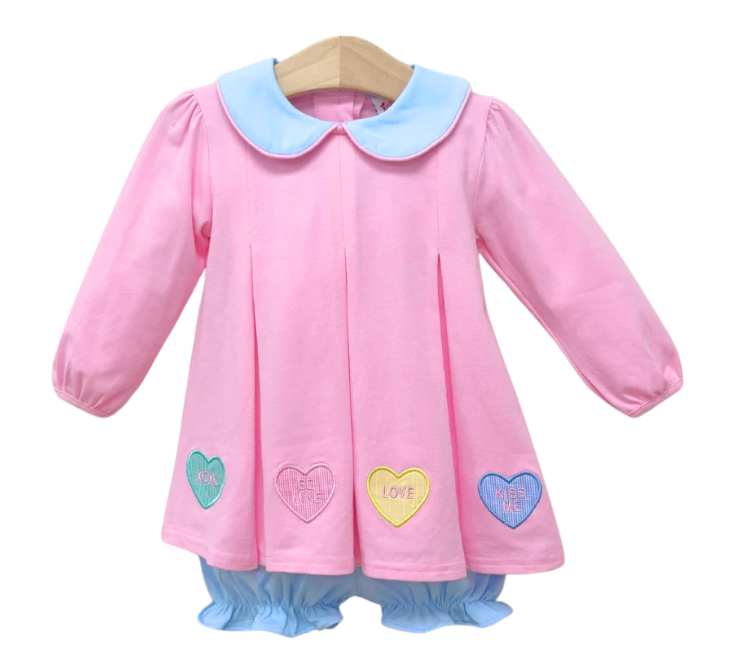 Candy Heart Bloomer Set