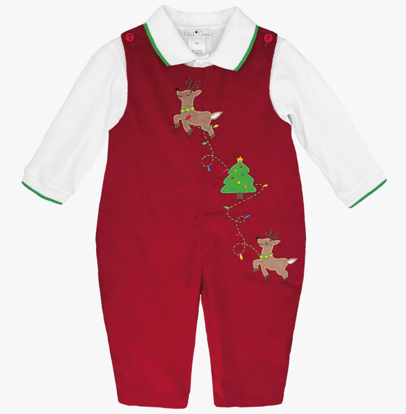 Reindeer Applique Jumper Set