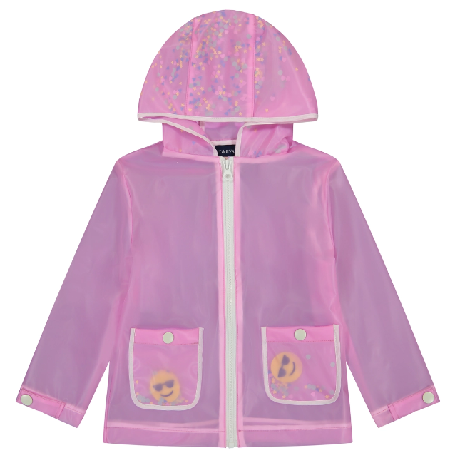 Confetti Smiley Rain Jacket