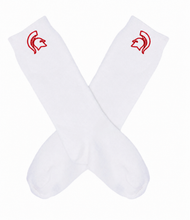 Load image into Gallery viewer, Spartan White Knee High Socks
