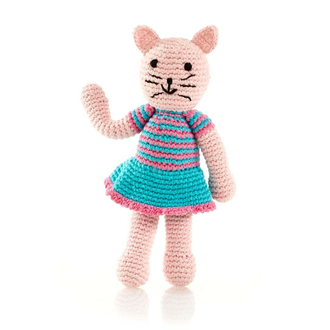 Girl Cat Rattle