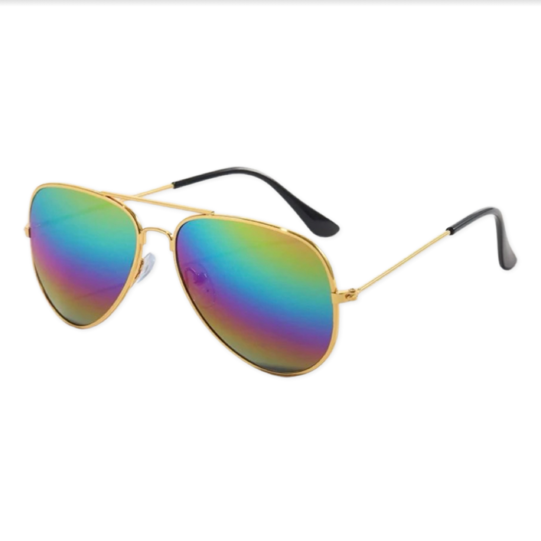 Rainbow and Gold Aviators