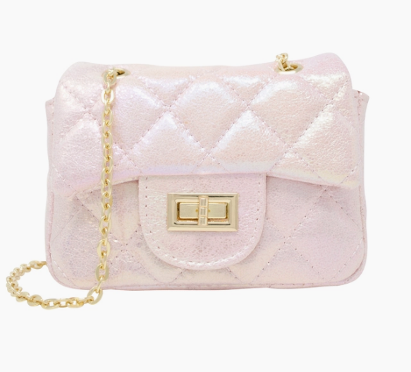 Pearl Metallic Mini Purse