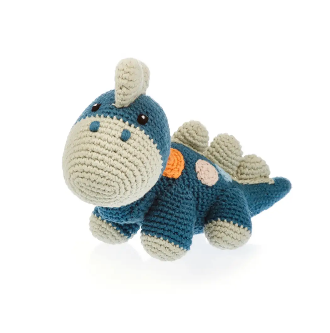 Blue Dino Rattle