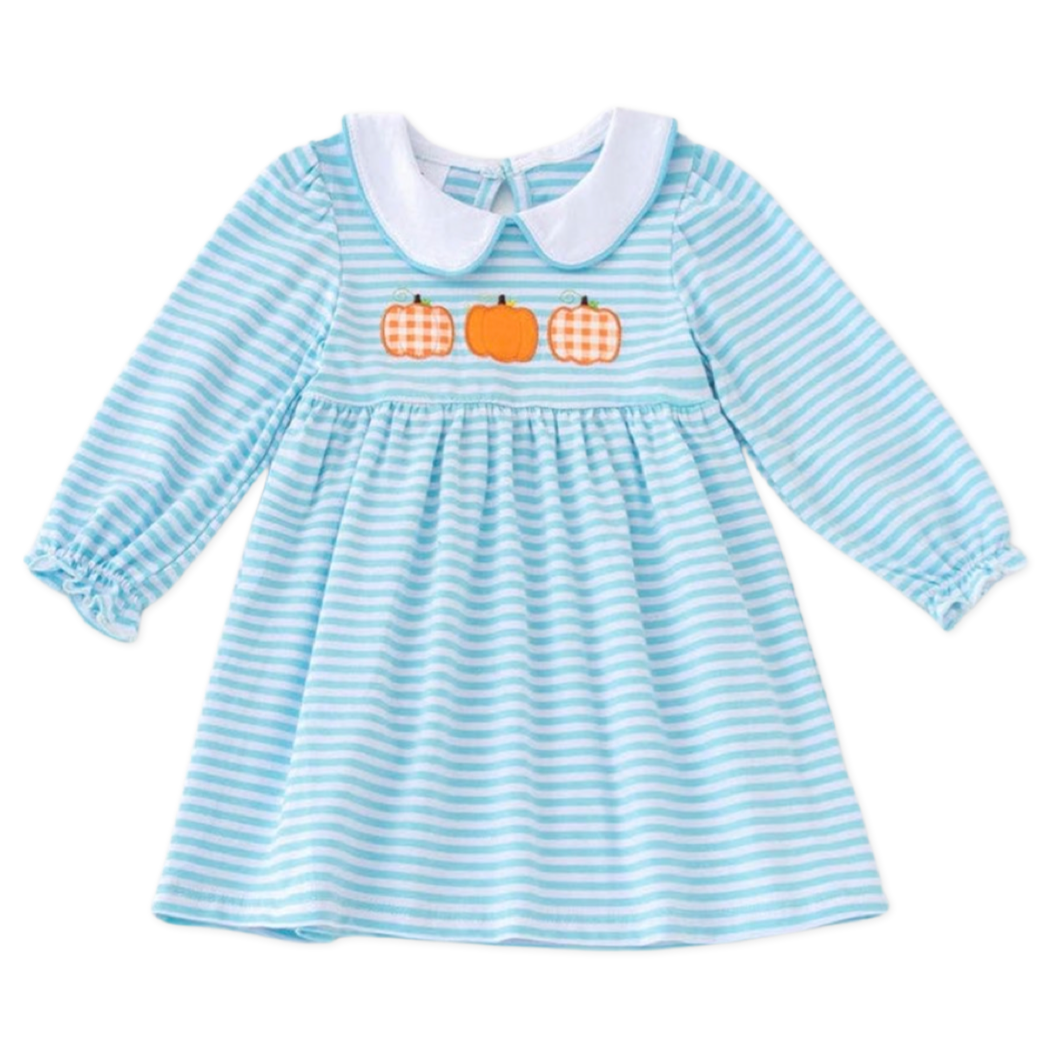 Pumpkin Applique Dress