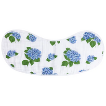 Load image into Gallery viewer, Hydrangea 2-in-1 Burp Cloth &amp; Bib
