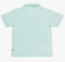 Load image into Gallery viewer, Light Aqua Short Sleeve Polo
