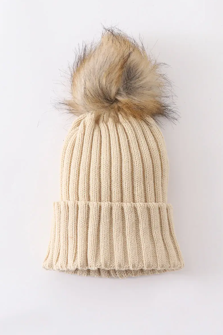 Beige Beanie