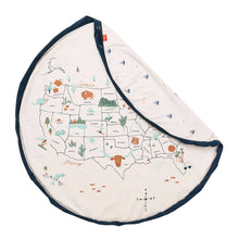 Load image into Gallery viewer, US Map Playmat/Toy Storage Bag
