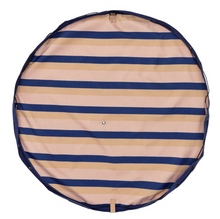 Load image into Gallery viewer, Outdoor beach storage bag mokka stripes
