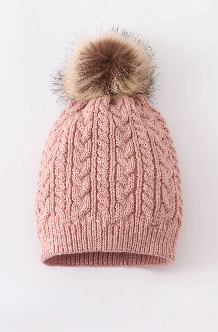 Dusty Rose Beanie - Adult