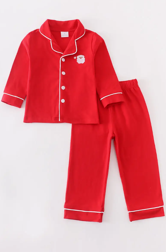 Red Santa Boy Pajamas